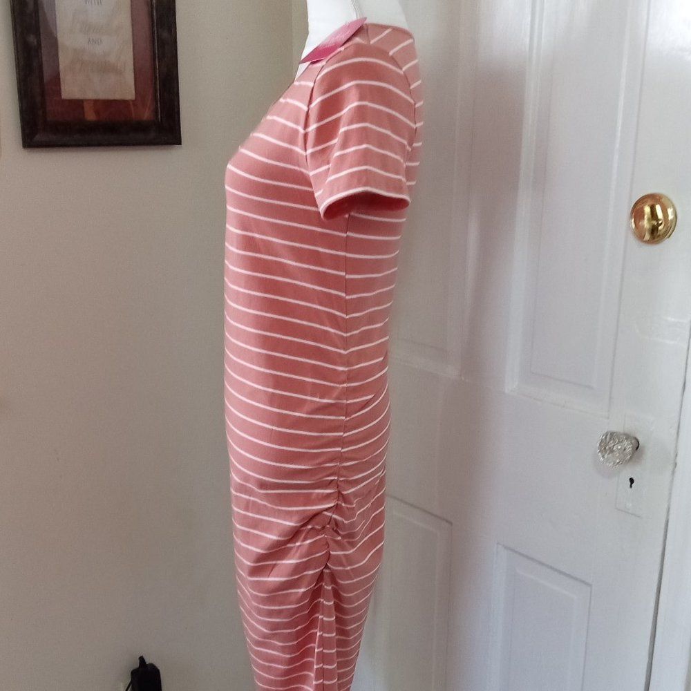 Isabel Maternity Dress by Ingrid & Isabel "Peachy Orange Color (M/8-10) - NEW!!! - Picture 6 of 9